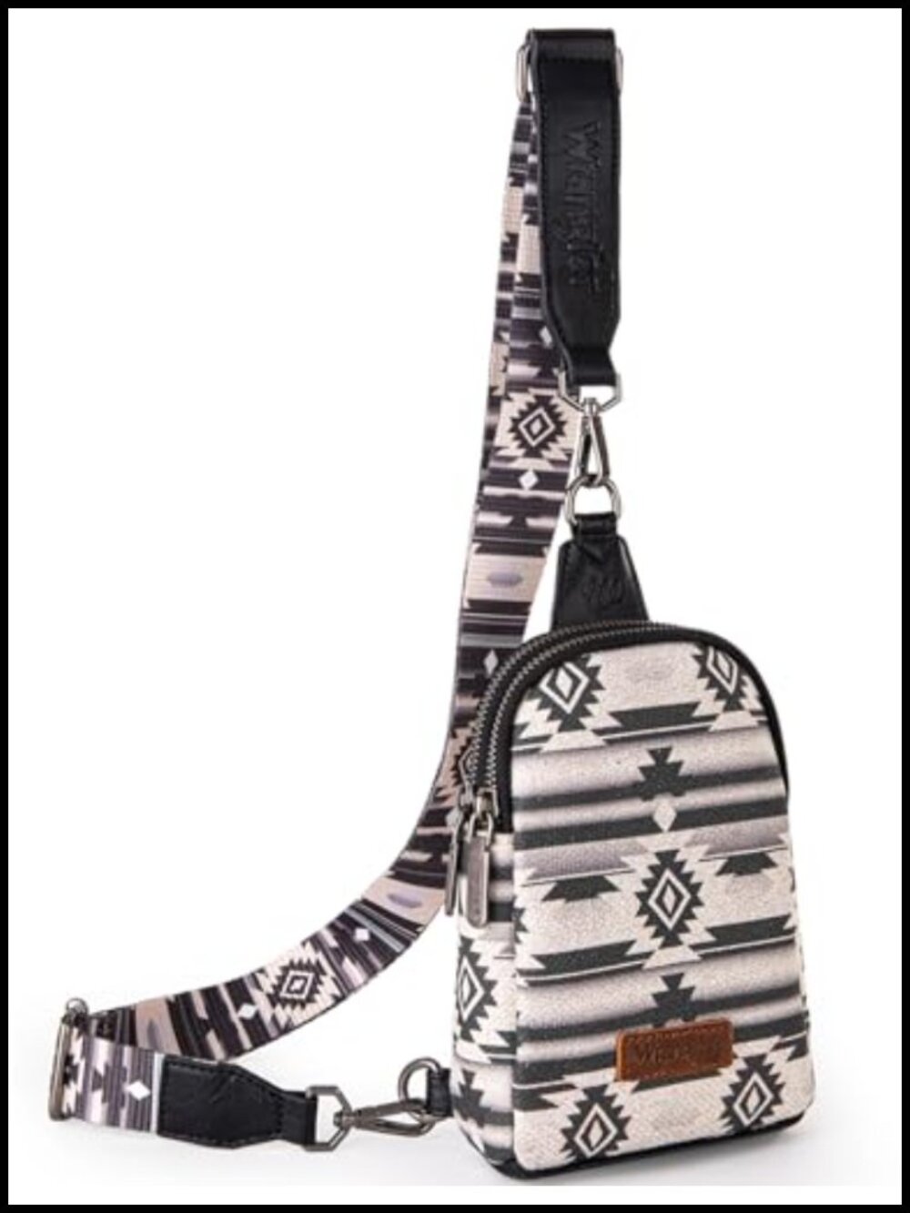 Wrangler Small Sling Bag Women Leather Crossbody Purse Fanny Pack